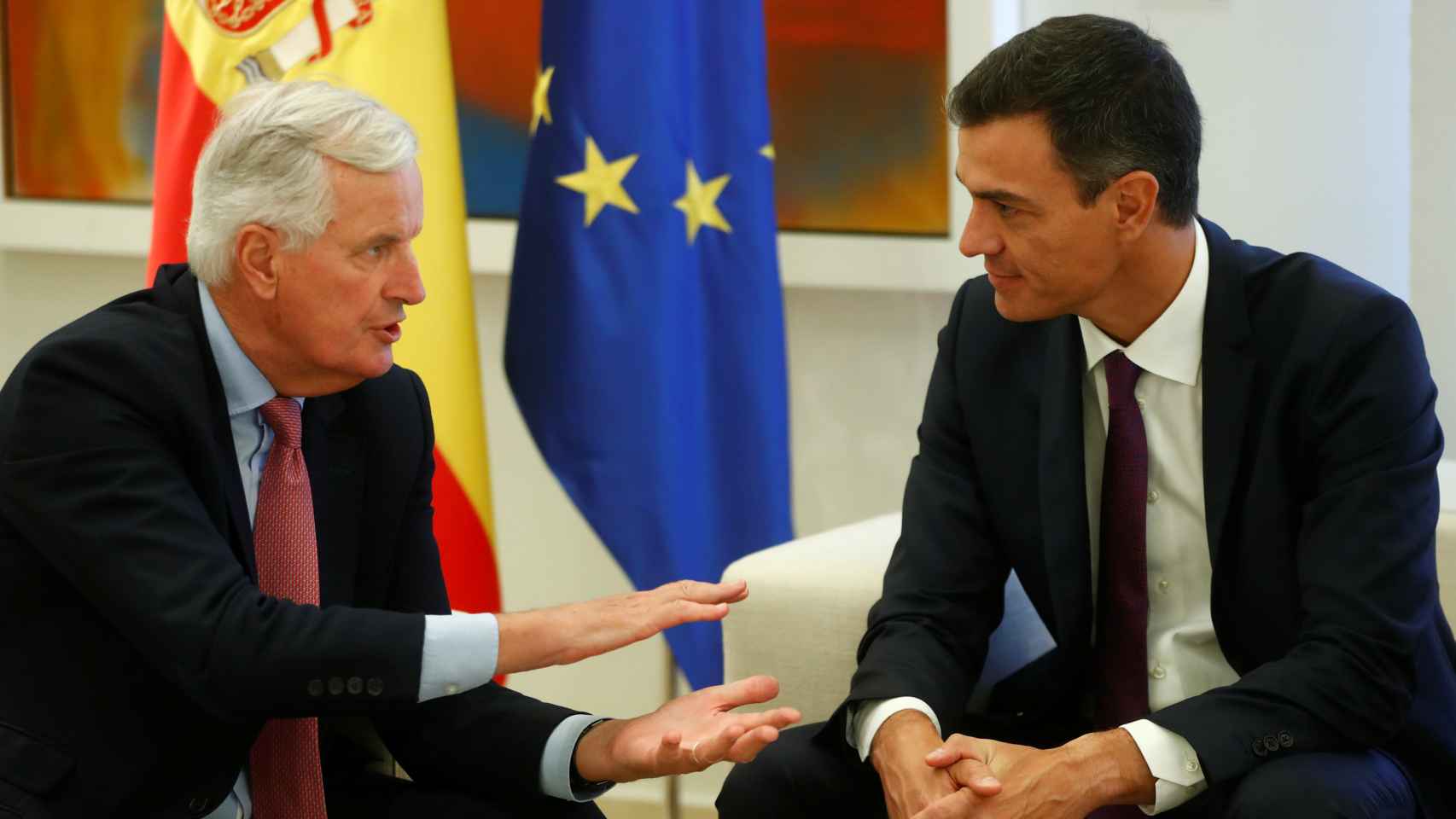 El negociador de la UE para el 'brexit', Michel Barnier, se ha reunido con Pedro Sánchez