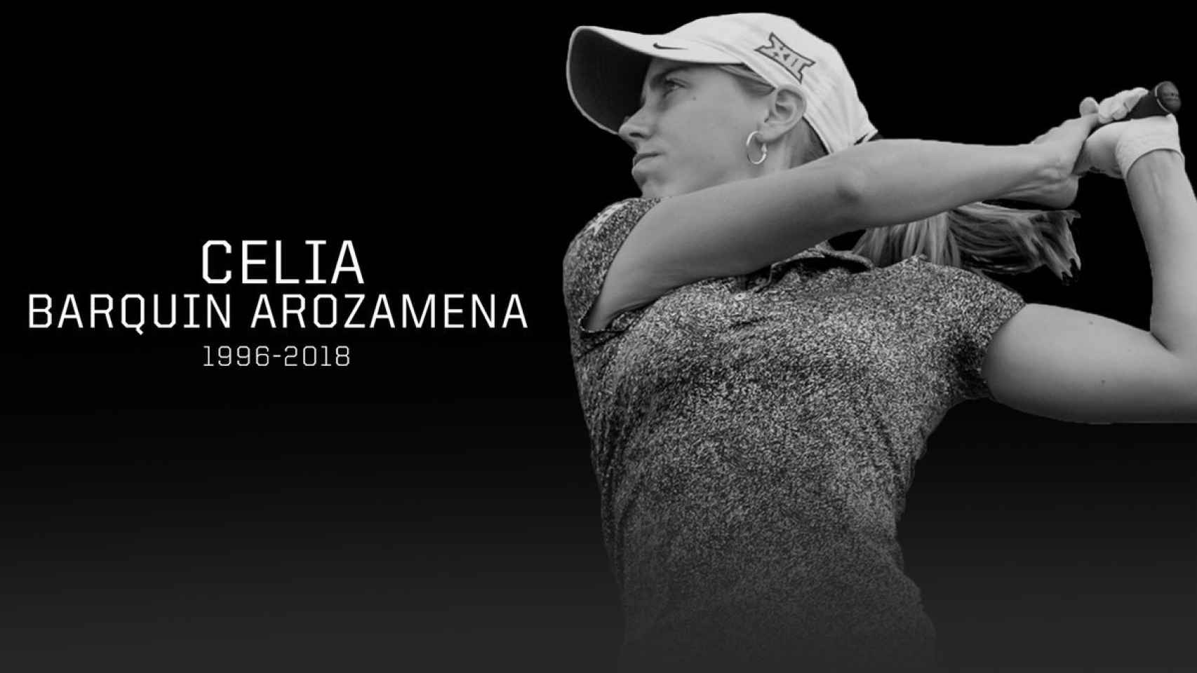Celia Barquín, golfista española asesinada en Estados Unidos. Foto: Twitter (@CycloneWGOLF)