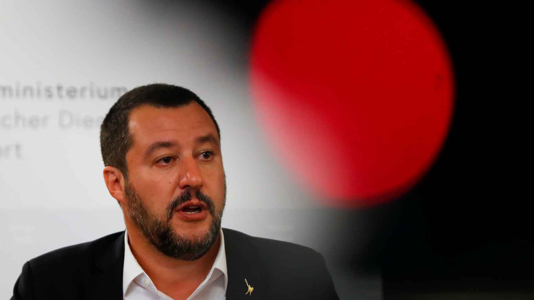 El vicepresidente y ministro del Interior italiano, Matteo Salvini.