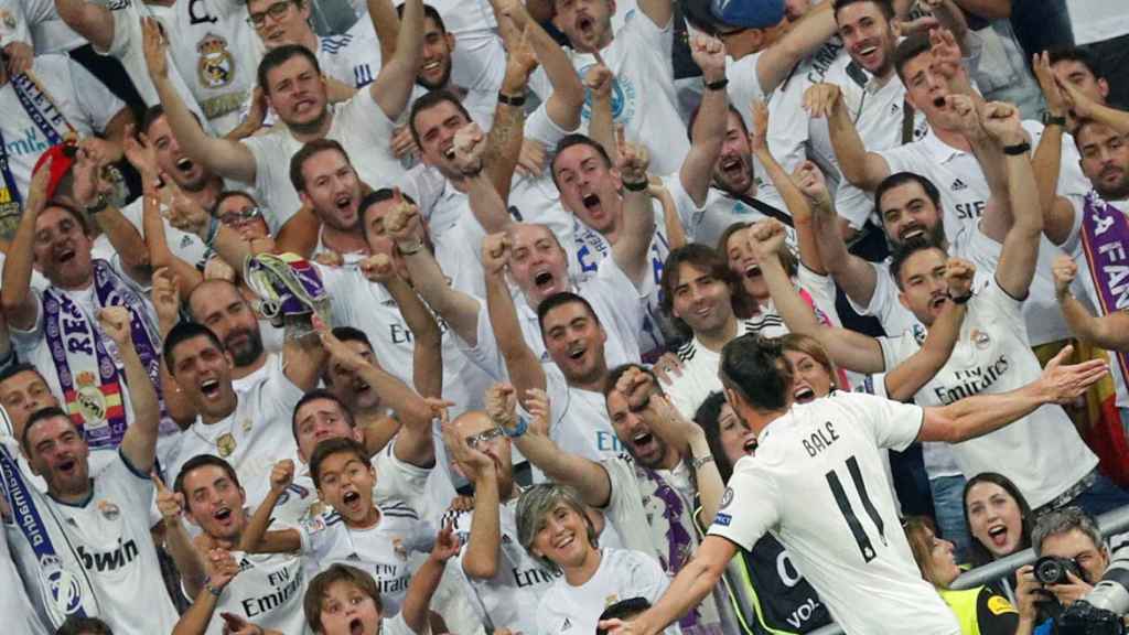 Bale celebra el segundo gol