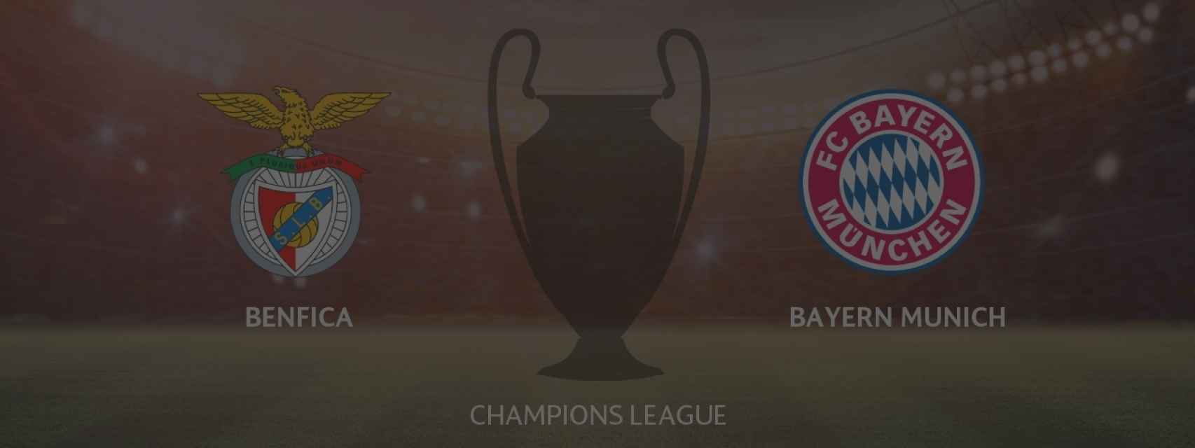 Benfica - Bayern Munich, siga en directo el partido de la Champions League