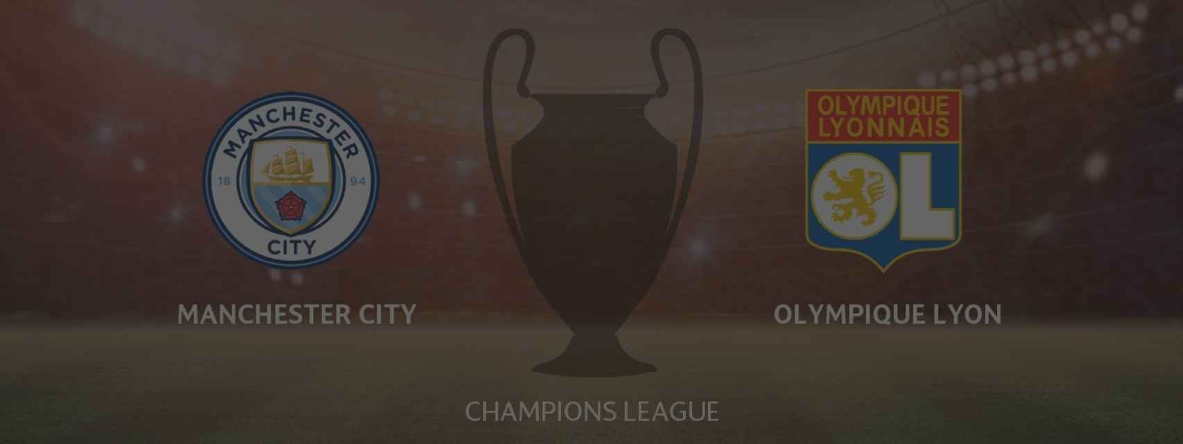 Manchester City - Olympique de Lyon, siga en directo el partido de la Champions League