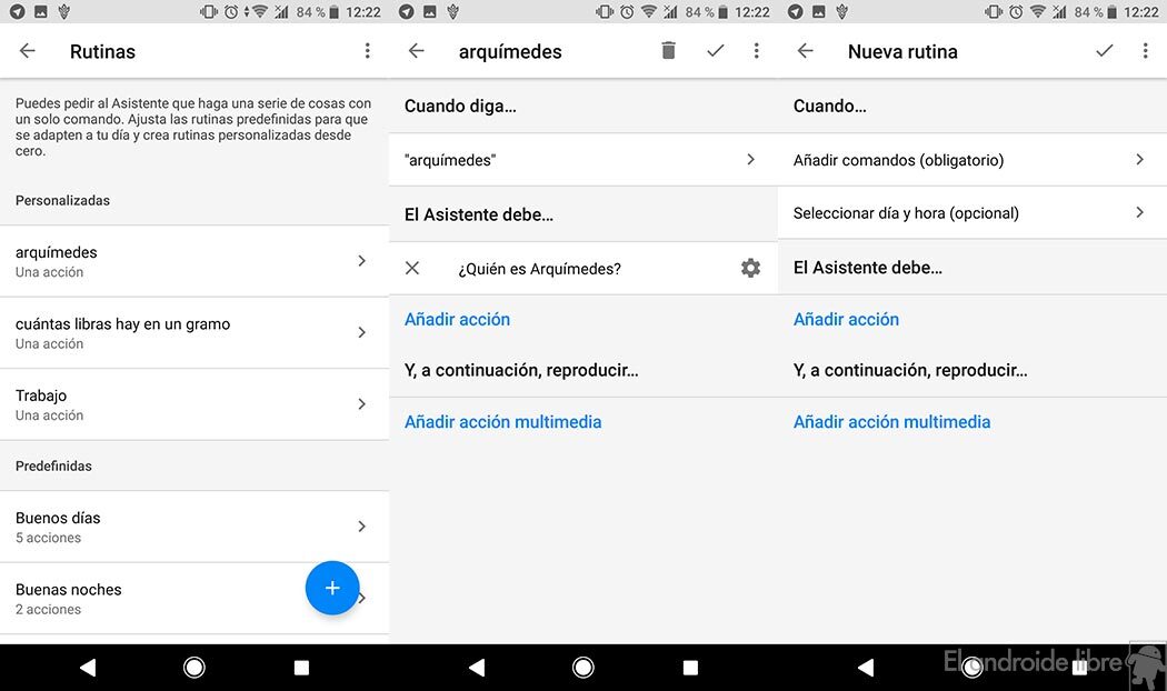  Las rutinas de Google Assistant comienzan a activarse en España