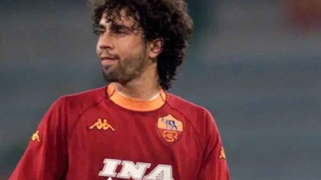 Damiano Tommasi en su época como jugador de la Roma. Foto: asroma.com