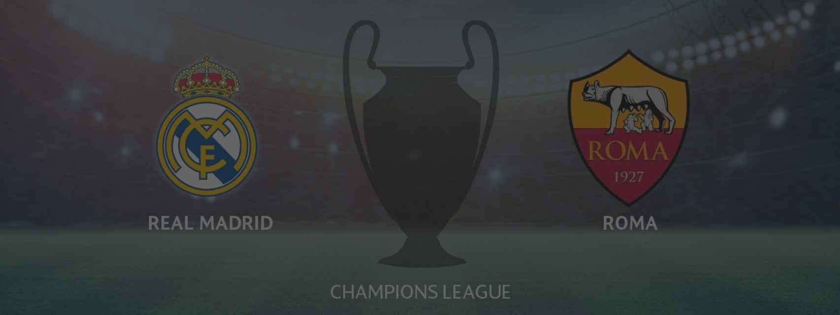 Real Madrid - AS Roma, siga en directo el partido de la Champions League