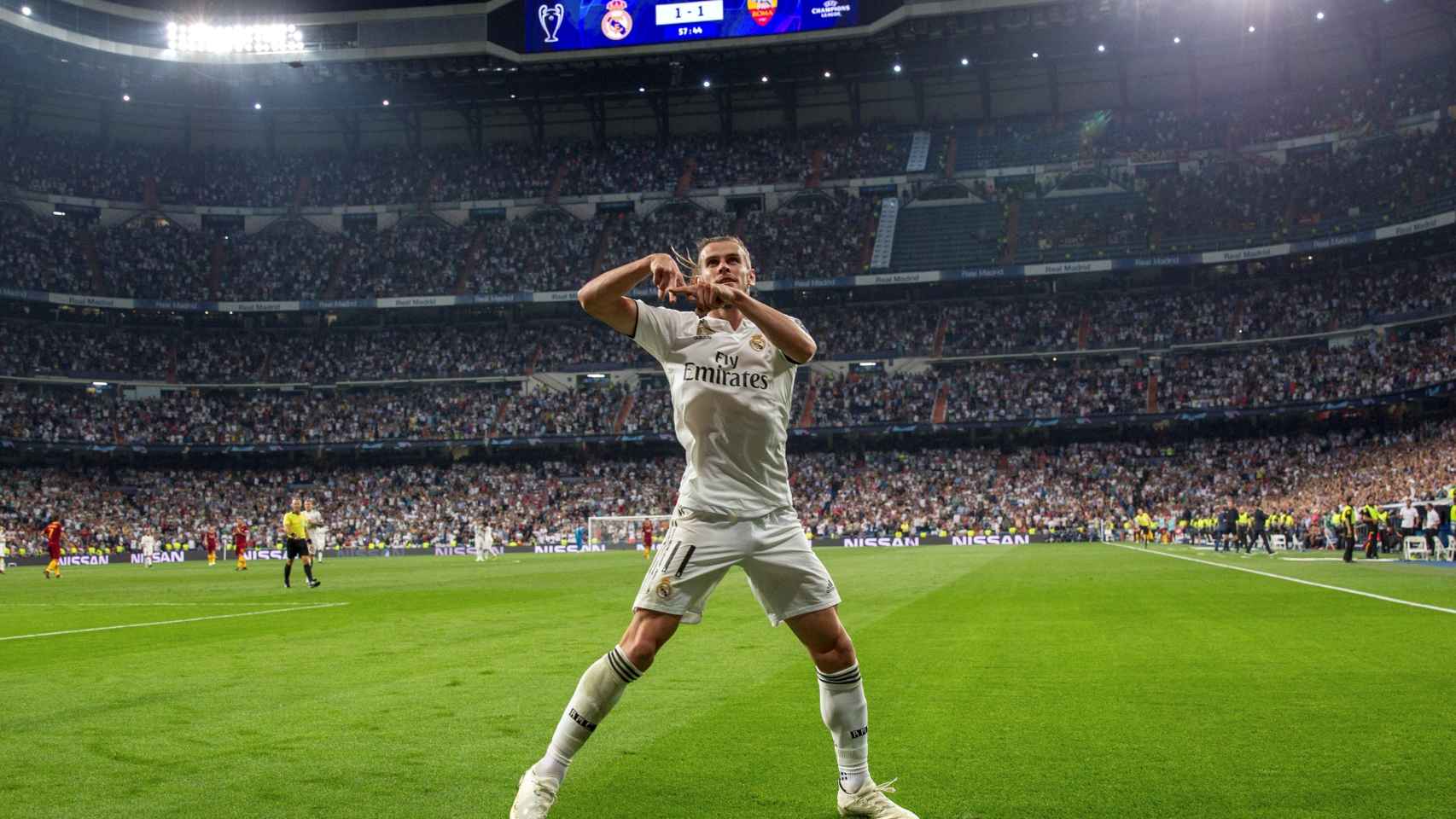 Gareth Bale celebra un gol
