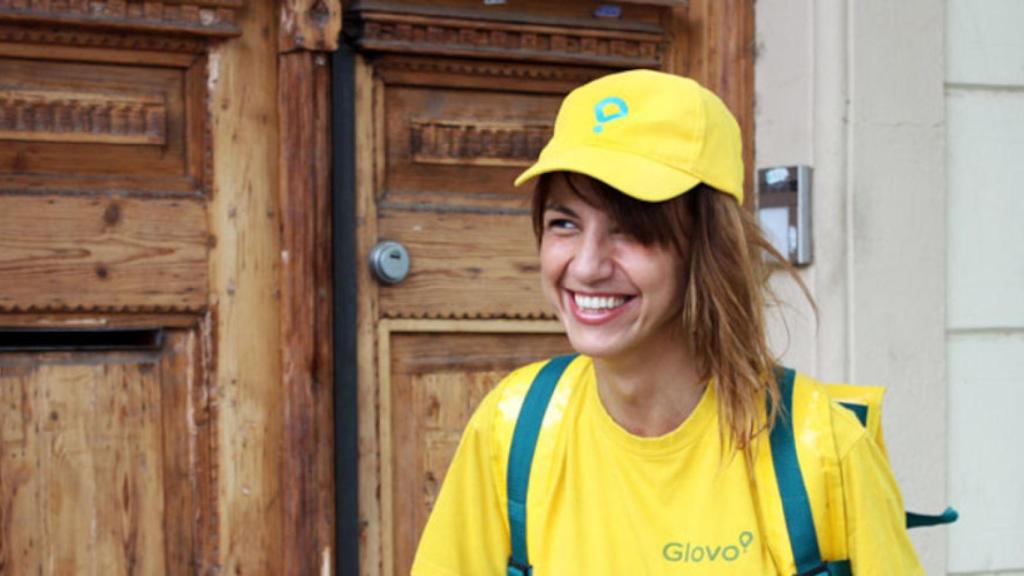 'Rider' de Glovo en una imagen de archivo.