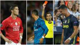Cristiano Ronaldo y sus expulsiones