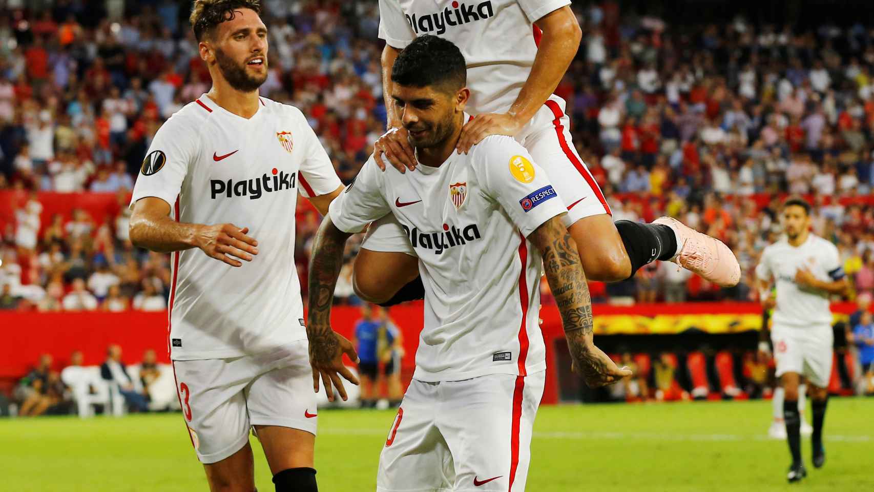 Las mejores imágenes del Sevilla - Standard de Lieja