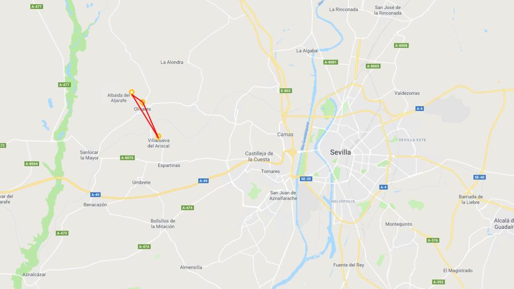 Olivares, Albaida y Villanueva del Arical (Sevilla) conforman el triángulo del colesterol.