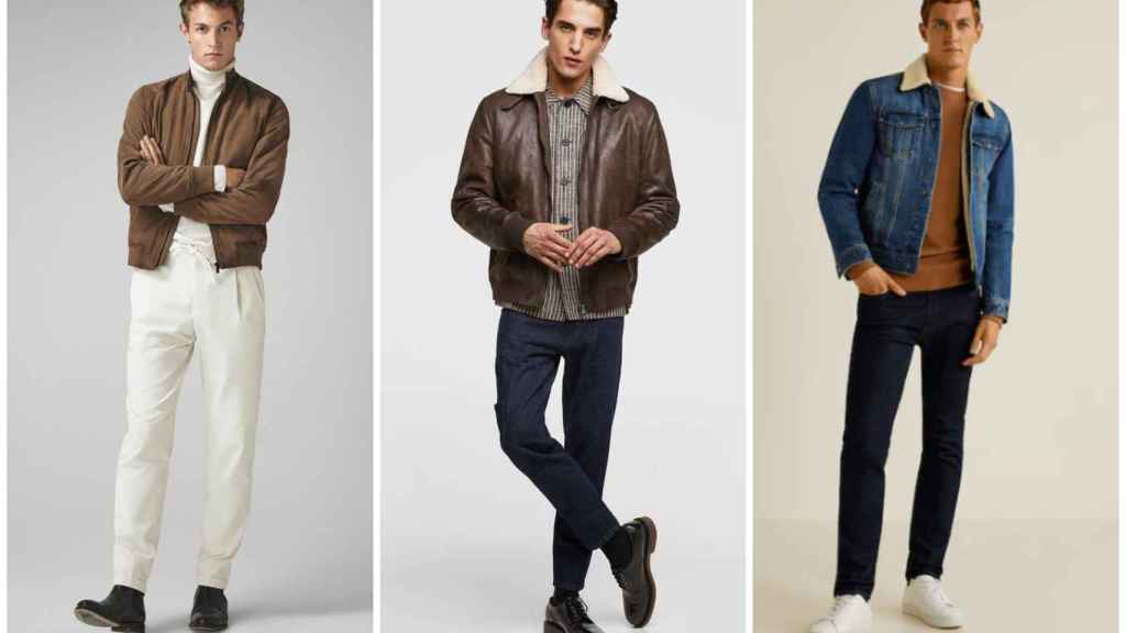 Piel, borrego y corte clásico: llegan las nuevas tendencias en chaqueta de  hombre