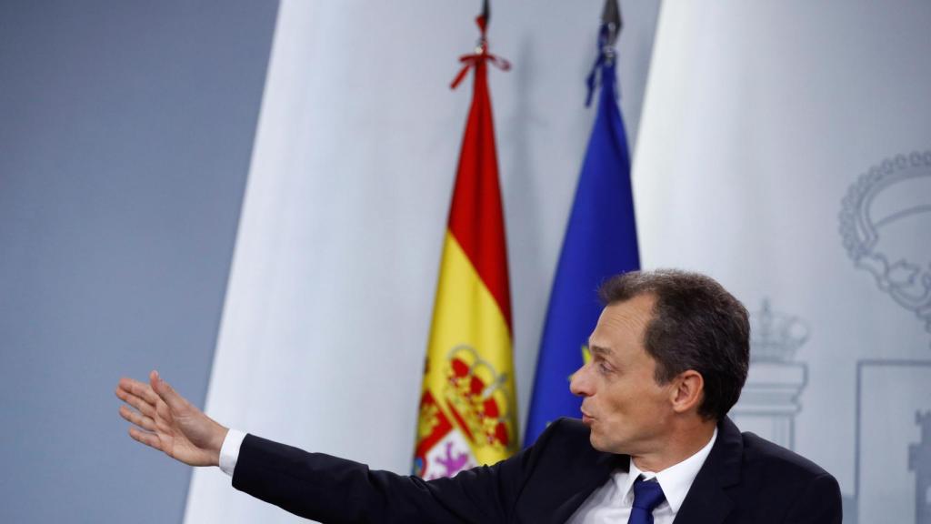 Pedro Duque, recientemente en una rueda de prensa en Moncloa.