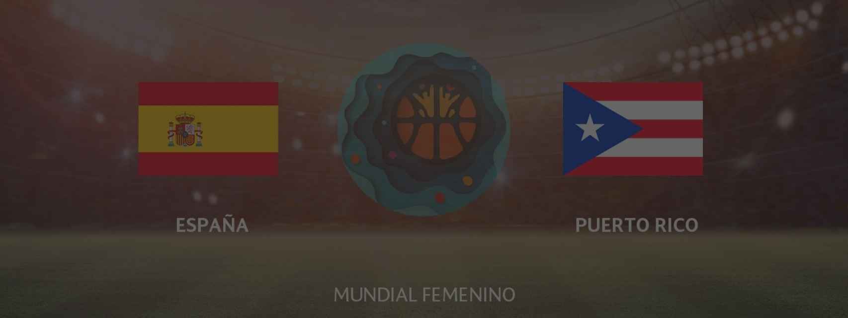 España - Puerto Rico, siga en directo el partido del Mundial Femenino