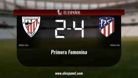 El Atlético de Madrid Femenino vence en las instalaciones de Lezama (2-4)