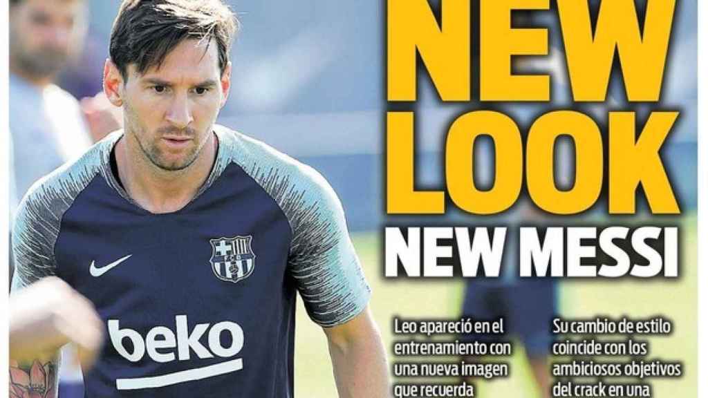 La portada del diario Sport (22/09/2018)