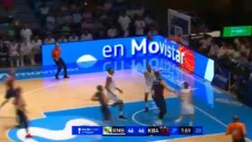 Increíble alley-oop entre Causeur y Randolph en la final de la Supercopa ACB