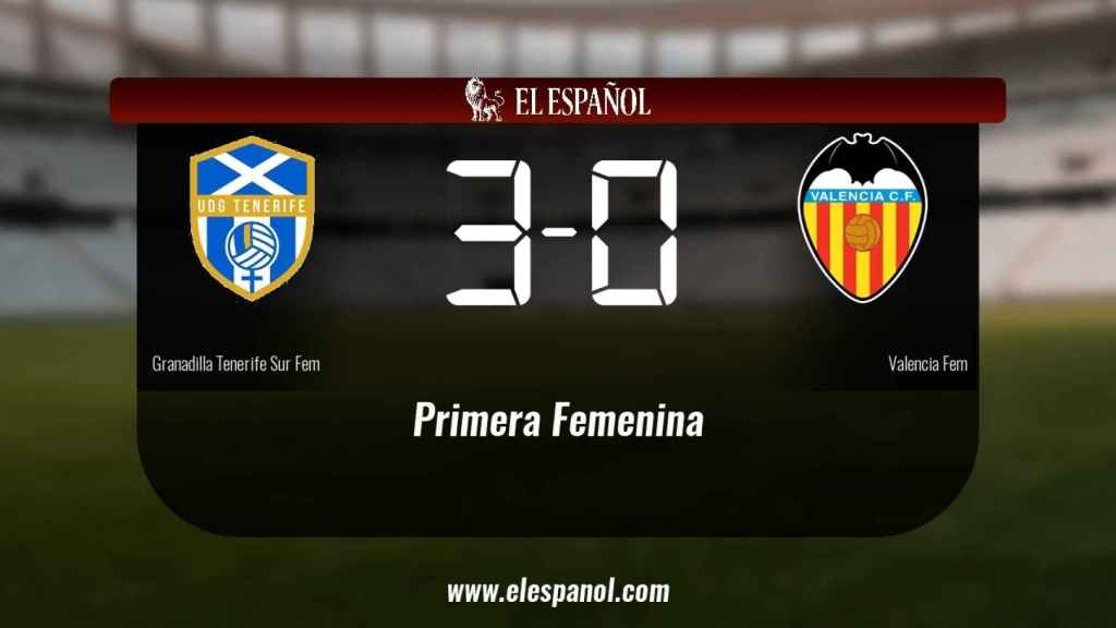 Triunfo del Granadilla Tenerife Egatesa por 3-0 ante el Valencia Femenino