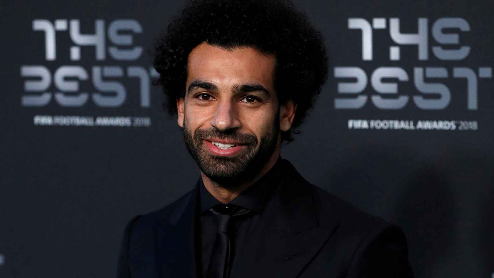 Mohamed Salah en la gala The Best