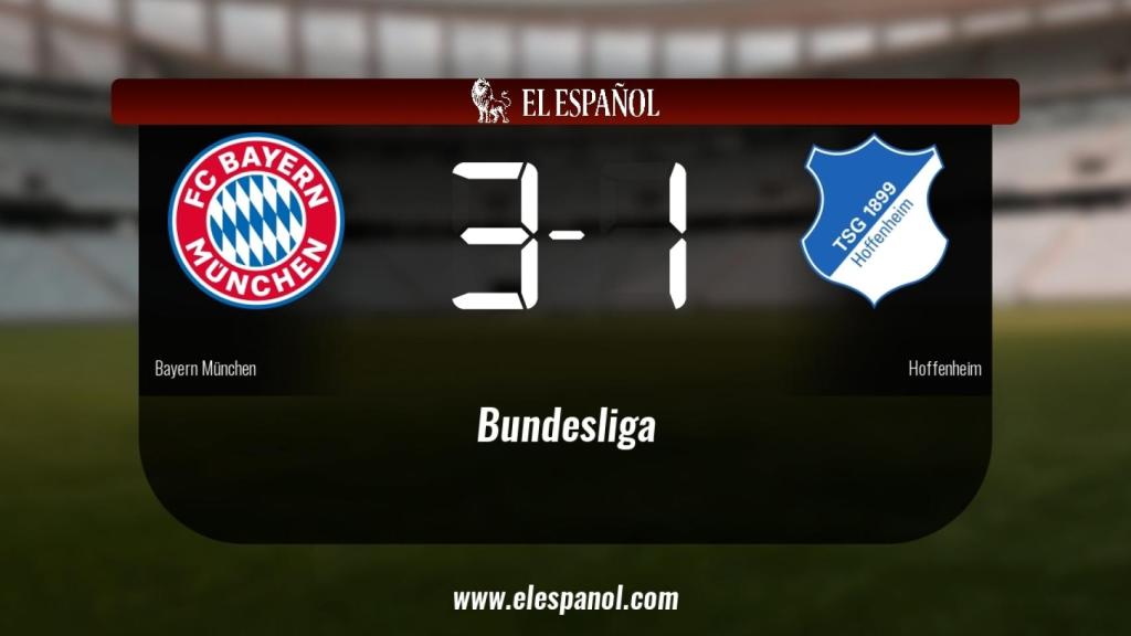 El Bayern München ganó en su estadio al Hoffenheim