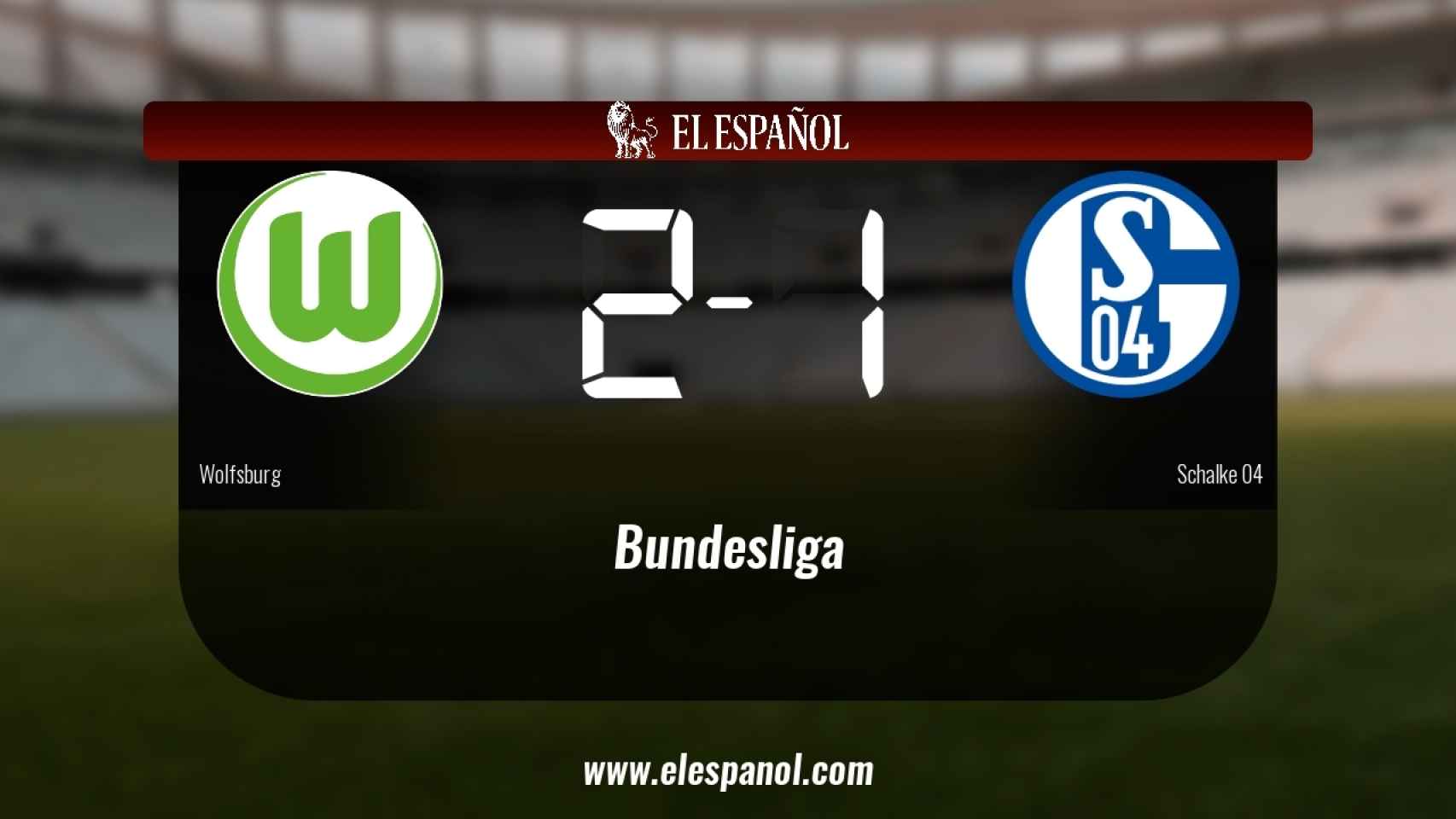Los tres puntos se quedaron en casa: Wolfsburg 2-1 Schalke 04