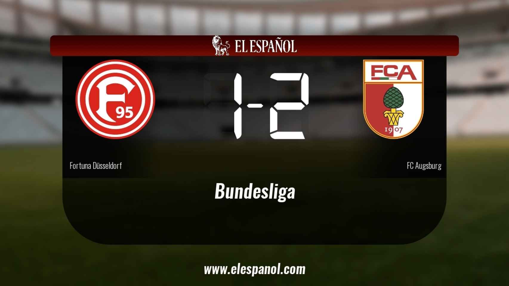El FC Augsburg vence en el ESPRIT arena (1-2)