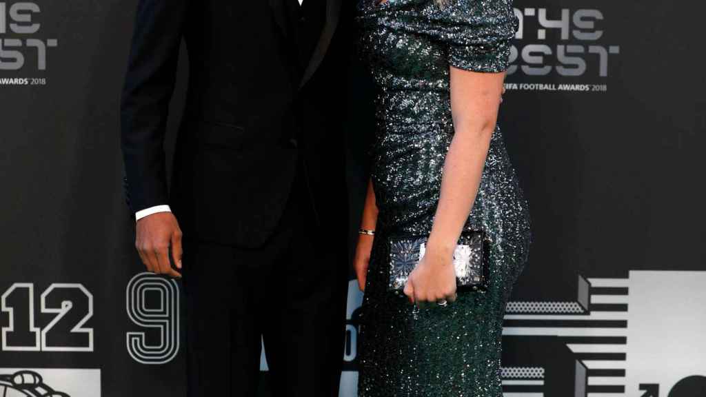 Varane y su mujer, en la gala de los The Best de la FIFA