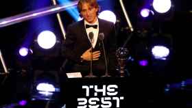Modric recoge el premio The Best de la FIFA