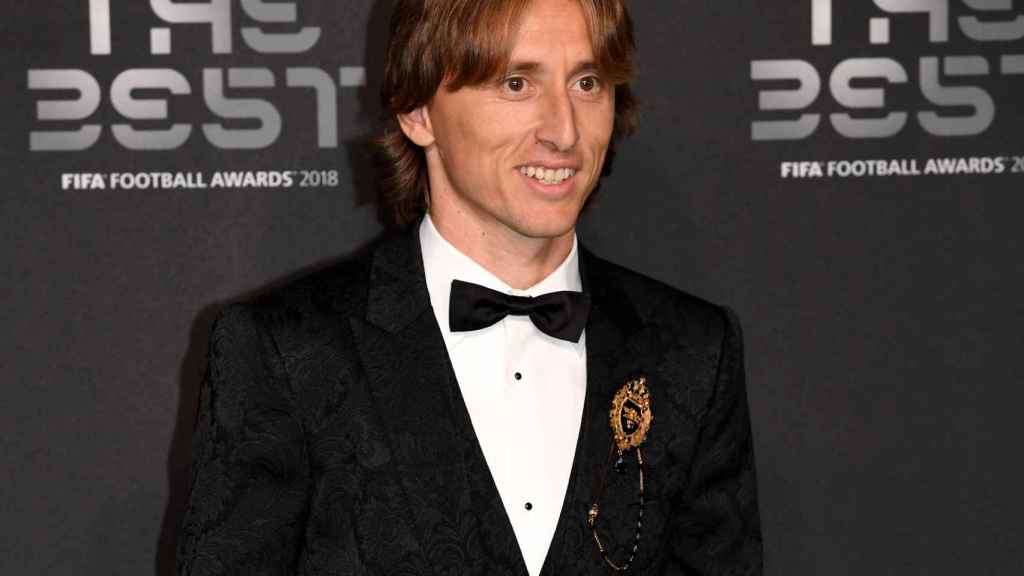 Modric, en la gala de los The Best de la FIFA