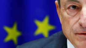 El presidente del BCE, Mario Draghi, durante su comparecencia en la Eurocámara