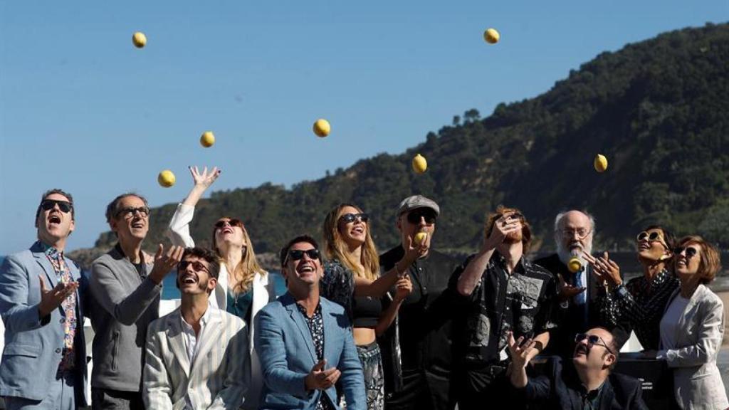 El equipo de Tiempo Después en San Sebastián.