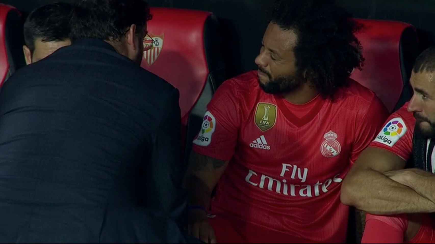 Marcelo, lesionado ante el Sevilla