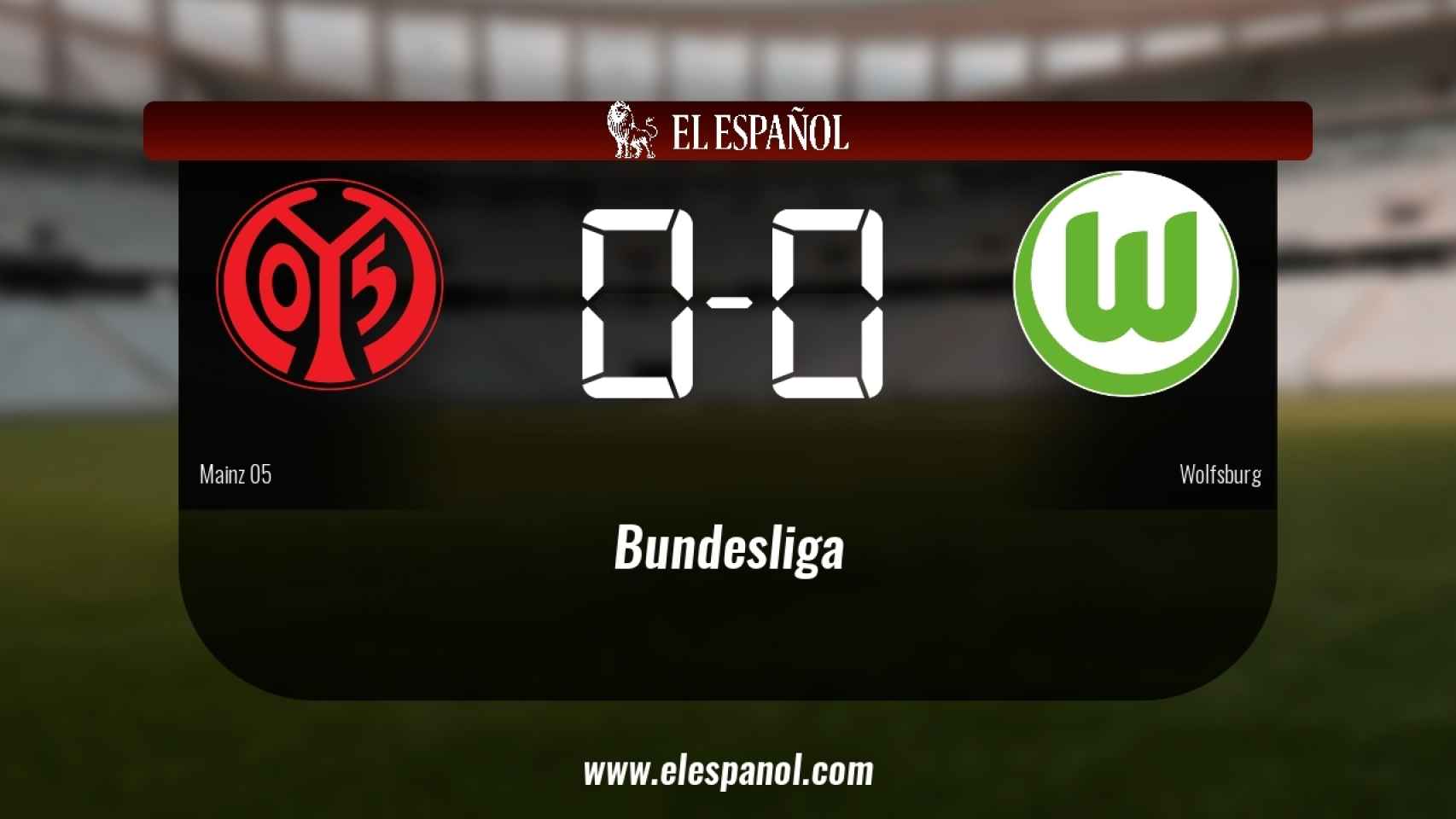El Mainz 05 no pudo conseguir la victoria ante el Wolfsburg (0-0)