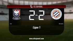 El Montpellier consigue un empate a dos frente al Caen