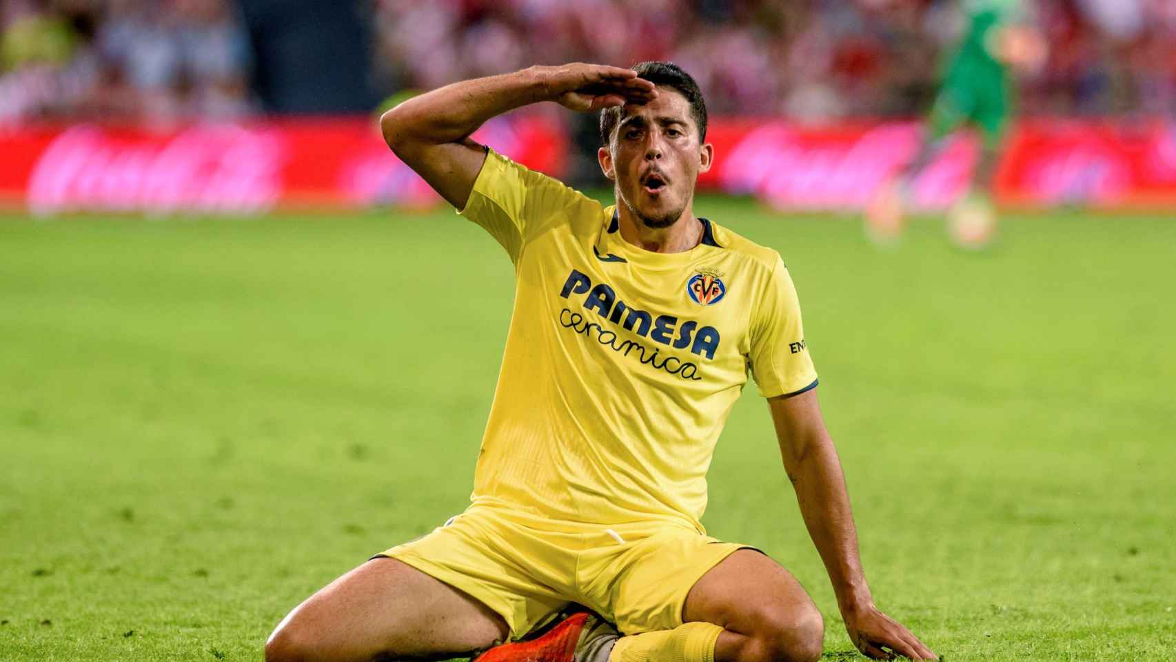 Pablo Fornals celebra su gol en el Athletic - Villarreal