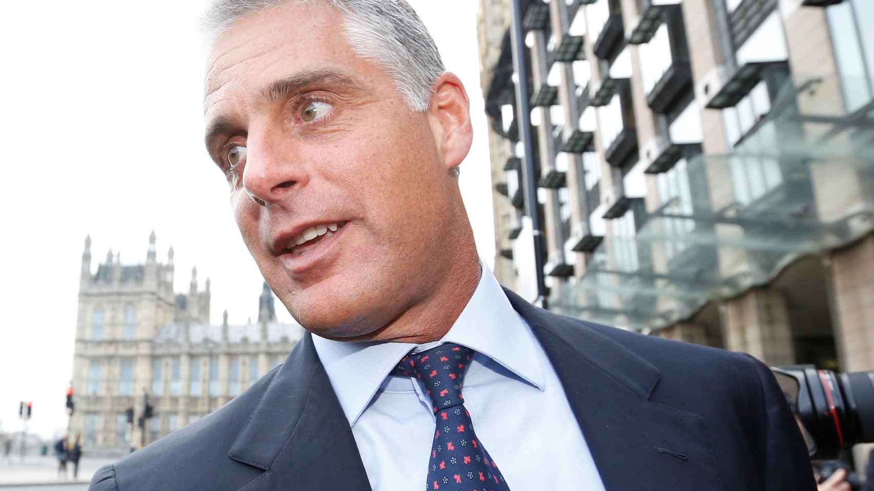 FILE PHOTO: Andrea Orcel, UBS's investment banking chief, leaves after attending a UK parliamentary inquiry into Libor interest rates in London