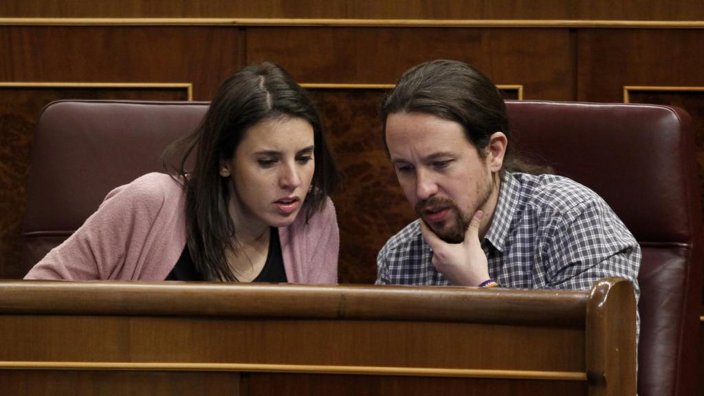 Pablo e Irene Montero.