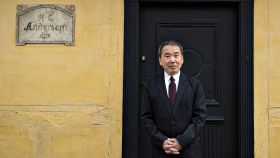 El escritor Haruki Murakami durante un viaje a Dinamarca.