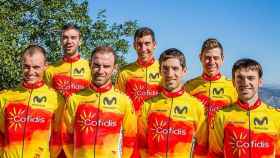 Los integrantes de la selección española de ciclismo. Foto: rfec.com