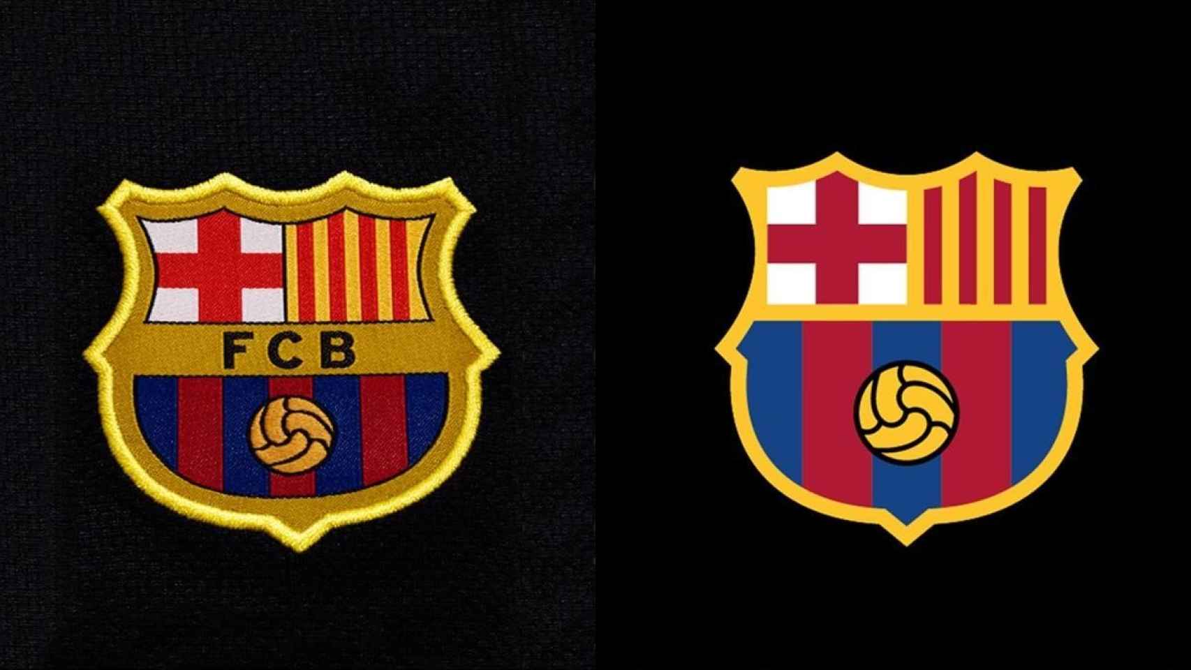 Cinco equipos que, como el Barça, hicieron cambios en su escudo