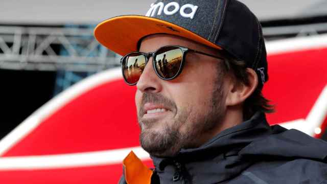 Fernando Alonso en el Gran Premio de Rusia
