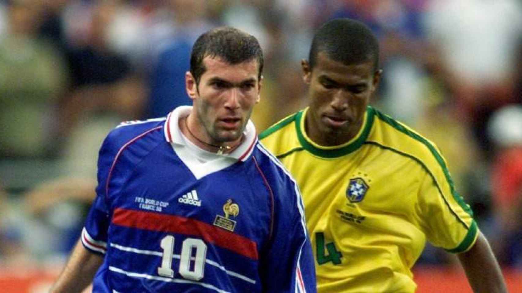Zidane, en la final del Mundial 98.