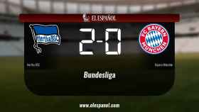 Tres puntos para el equipo local: Hertha BSC 2-0 Bayern München