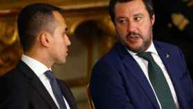 Los líderes del M5E y La Liga, Luigi di Maio y Matteo Salvini