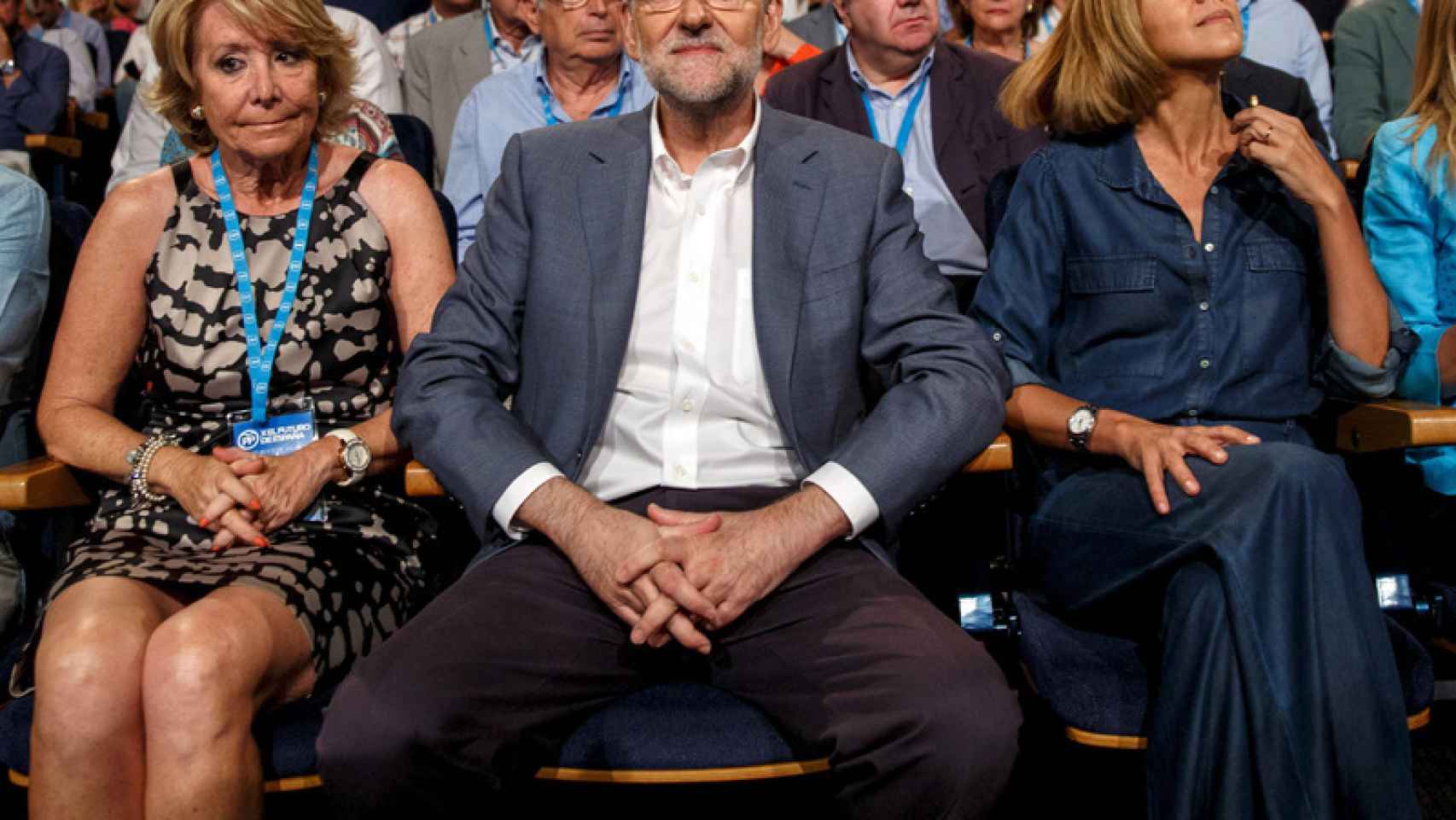 Manspreading de Rajoy.