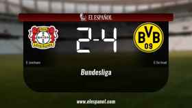 El Borussia Dortmund derrotó al Bayern Leverkusen por 2-4