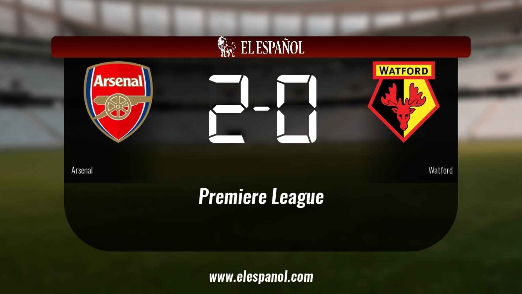 Los tres puntos se quedaron en casa: Arsenal 2-0 Watford