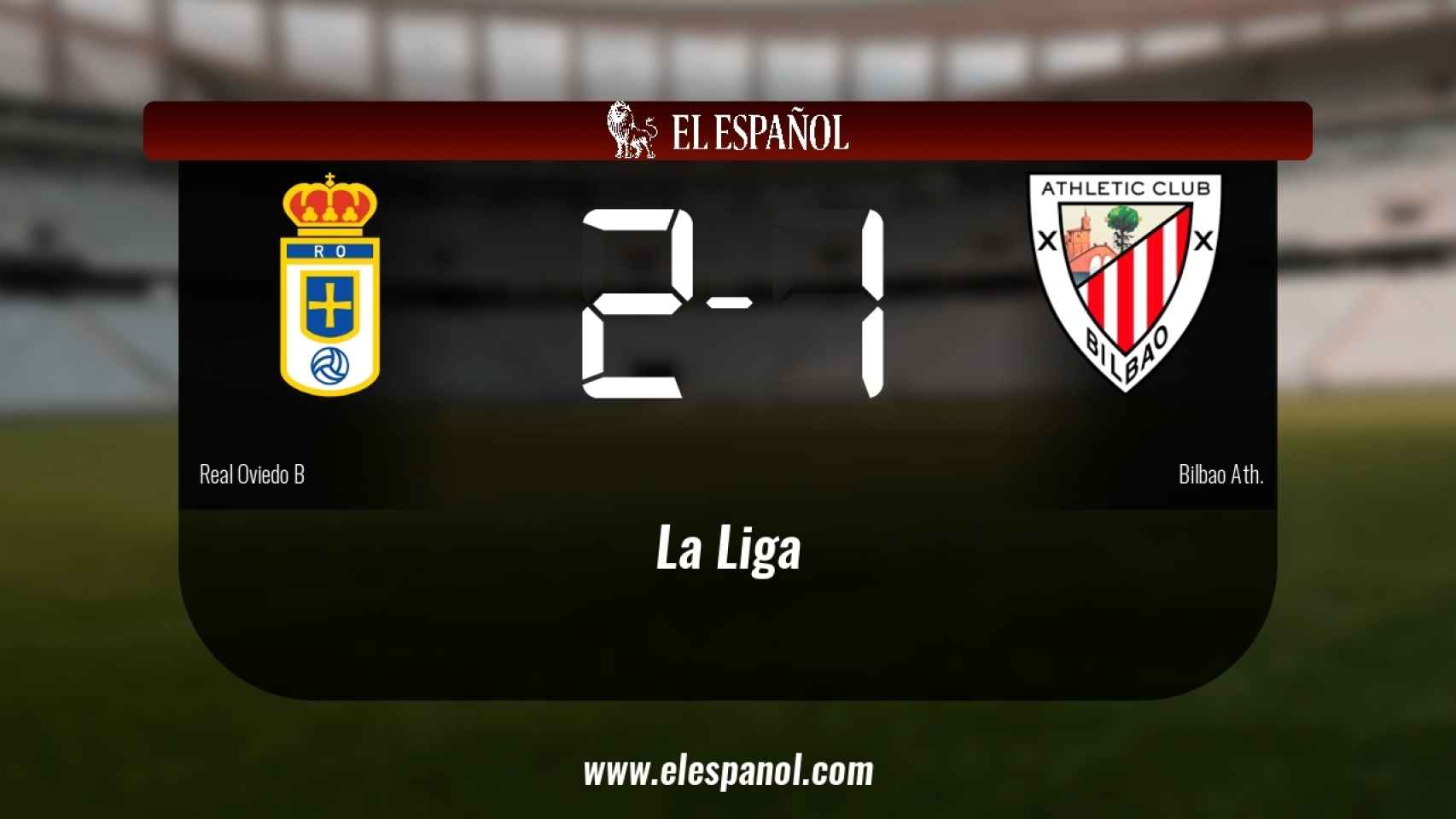 Los tres puntos se quedaron en casa: Real Oviedo B 2-1 Bilbao Ath.