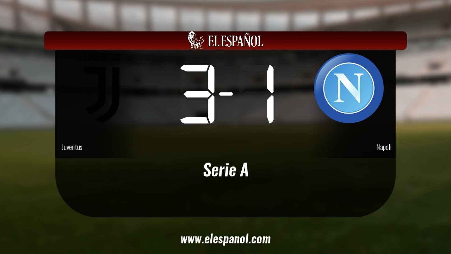 La Juventus venció en casa al Nápoles