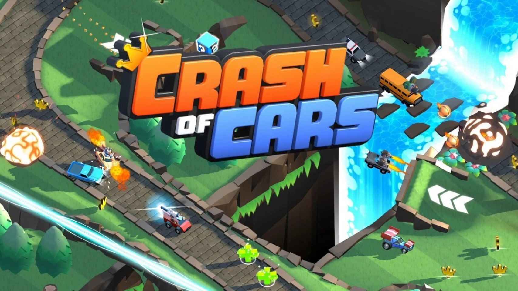 Un Clash Royale con coches, así es Crash of Cars