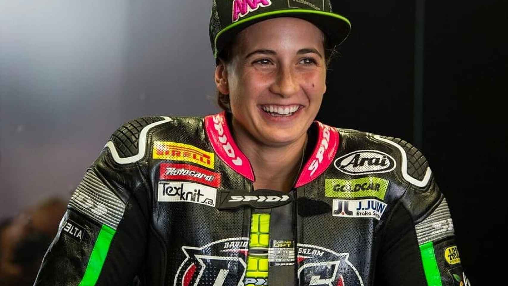 Ana Carrasco, piloto de Superbikes 300. Foto: Twitter (@AnaCarrasco_22)